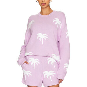 Show Me Your Mumu Purple Cotton Go To Sweater Size S